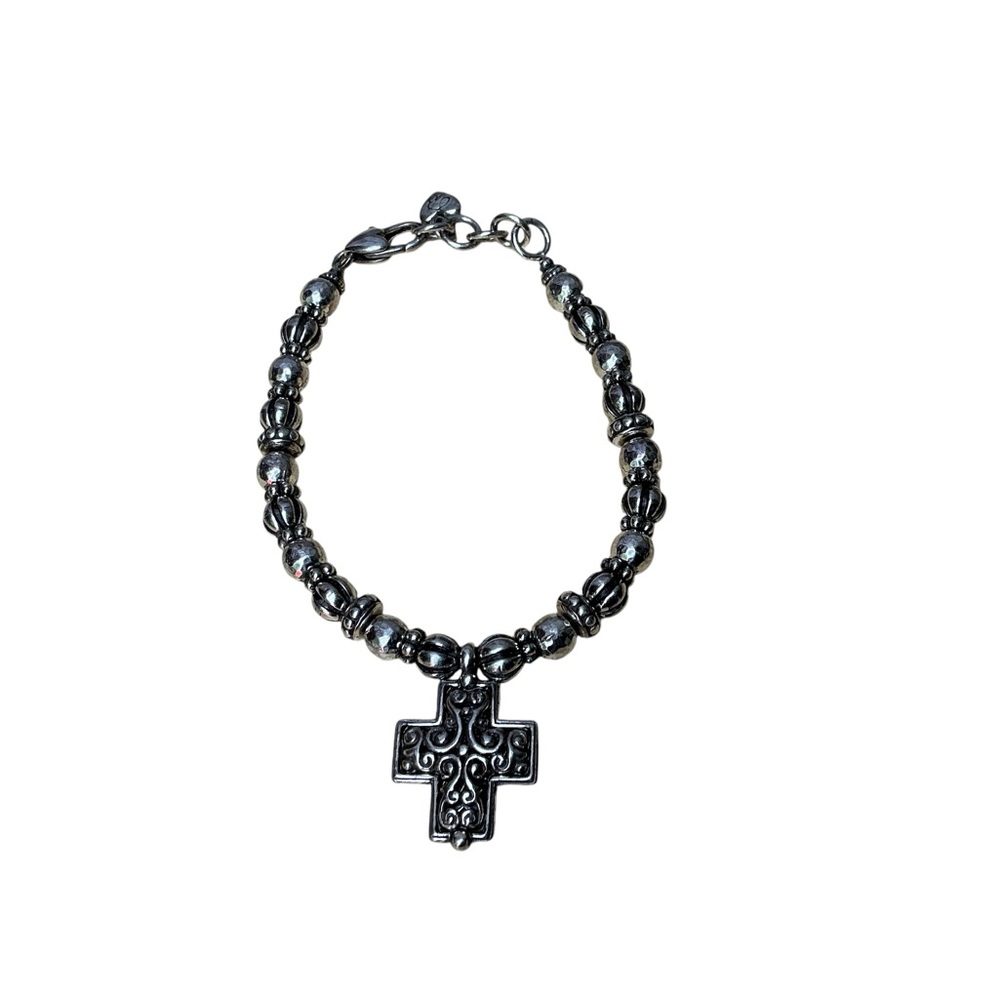 Brighton Silver Cross Bracelet - Picture 4 of 5